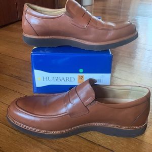 NIB men’s size 12, Samuel Hubbard, Ivy Legend, whiskey brown leather loafer